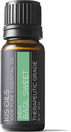Basil Sweet 100% Pure Essential Oil Therapeutic Grade- 10 Ml (Basil Sweet, 10ml)
