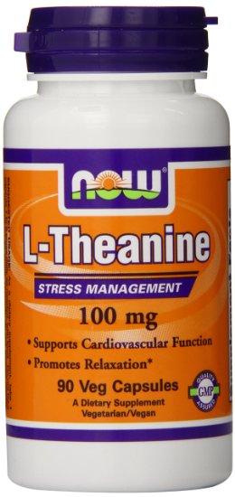 NOW Foods L-theanine 100 Mg 90 Capsules Packaing May Vary