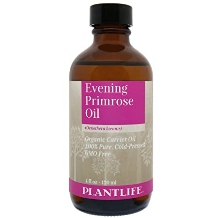Organic Evening Primrose Carrier Oil 4 oz - 100% Pure Cold Pressed Base Oil for Aromatherapy