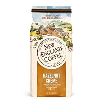 New England Coffee Hazelnut Creme, Ground, 11 Oz (Pack of 3)