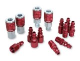 Legacy A73458D Color Connex Type D 14 Piece 14 in Red Coupler and Plug Kit