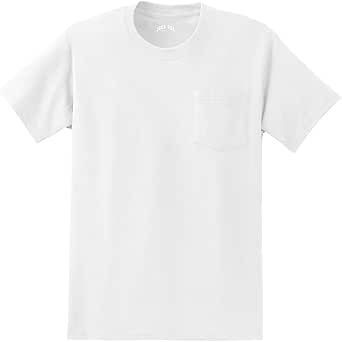 Joe's USA Mens Pocket Tees Heavyweight 6.1-ounce Pocket T-Shirts - Regular, Big and Tall Sizes