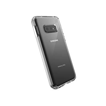 Speck Products Compatible Phone Case for Samsung Galaxy S10e, Presidio Stay Clear Case, Clear/Clear
