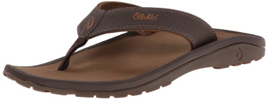 OluKai 'Ohana Sandal - Men's Dark Java/Ray 12