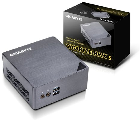 Gigabyte Core i7-6500U Ultra Compact Mini PC Barebone Support 2.5" HDD GB-BSi7H-6500