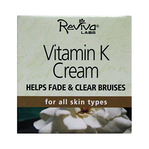 Reviva Labs Vitamin K Cream, For All Skin Types, 1.5-Ounce