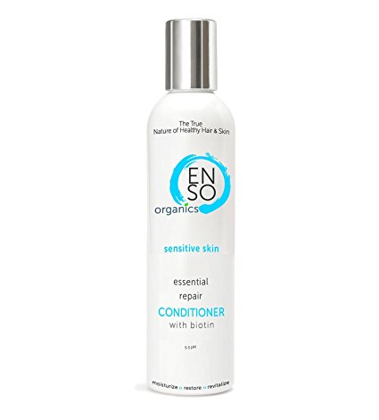 Scalp and Hair Deep Conditioner with Biotin by ENSO Essentials for Sensitive Skin with the Best Natural and Organic Ingredients plus it's Sulfate Free and Unscented 8oz