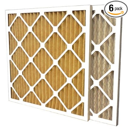 US Home Filter SC60-24X24X1-6 24x24x1 Merv 11 Pleated Air Filter 6-Pack 24quot x 24quot x 1quot