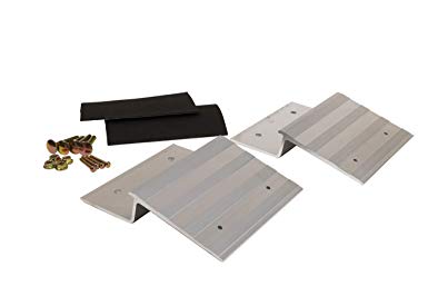 CargoSmart 8” Aluminum Ramp Plate Kit (2pk) – Create Your Own Ramp to Easily and Safely Load and Unload ATVs, Motorcycles, Lawn Equipment and More, Can Be Used with Trucks, Vans or Trailers