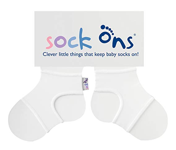 Sock Ons Socks - 0-6 months, White