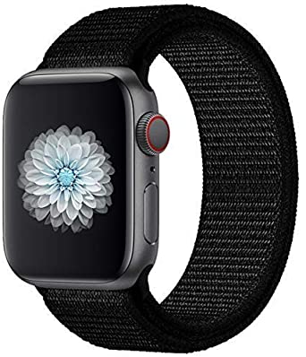 VODKE Compatible with for Applle Watch Band 38mm 40mm 42mm 44mm, Soft Adjustable Lightweight Replacement Wristbands Compatible with for iWatch Series 6 5 4 3 2 1 SE