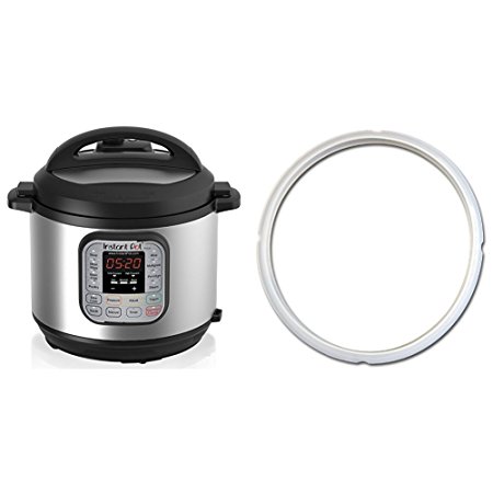 Instant Pot DUO60 6 Qt 7-in-1 Multi-Use Programmable Pressure Cooker & Sealing Ring (Ship separately)