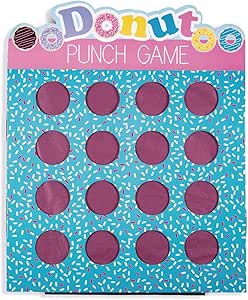 Donut Party Prize Punch Game 16 Hole