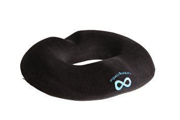 Memory Foam Donut Cushion by Everlasting Comfort (Black)
