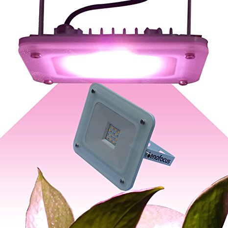 Lenofocus LED Grow Light, 24W Full Spectrum LED Plant Light Growing Panel Hydropnics Lighting for Indoor Plants, Seedlings, Veg and Flowering, Replacement of Grow Light Bulb