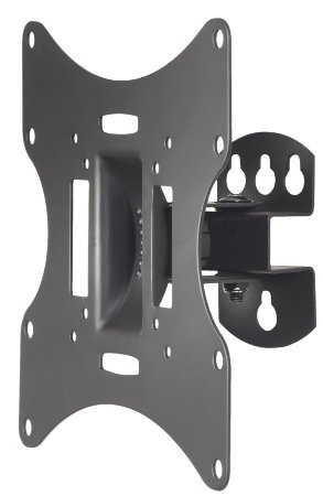 VonHaus Swivel Tilt TV Wall Mount Bracket for 17-37-Inch LED LCD 3D Plasma TVs with Super Strong 66lbs Weight Capacity Model No 05027