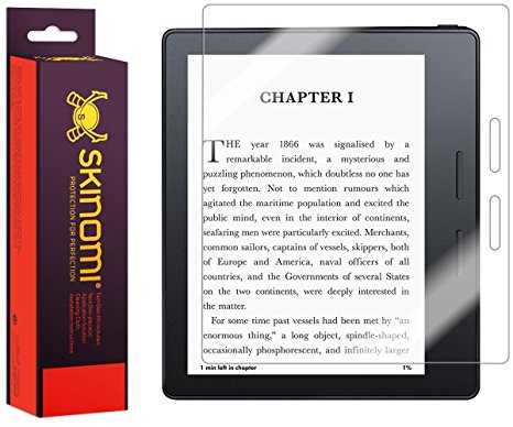 Kindle Oasis Screen Protector, Skinomi TechSkin Full Coverage Screen Protector for Kindle Oasis Clear HD Anti-Bubble Film