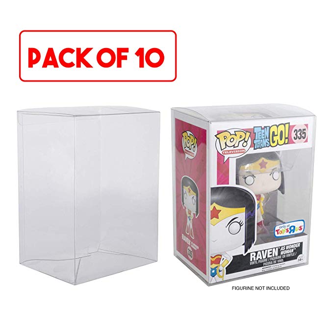 10 Mario Retro Compatible for Funko Pop 4 inches Protectors (Clear Plastic) - Acid-Free Case Display Scratch Resistant Boxes for Marvel, Disney, Disney, Harry Potter, Star Wars Pops