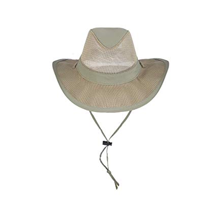 Dorfman Pacific Men's 1 Piece Suplex Pinch Front Safari Hat