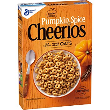 General Mills Pumpkin Spice Cheerios 12oz 2 Count