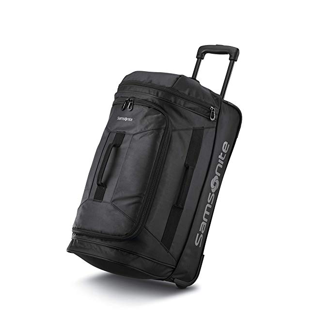 Samsonite Andante 2 Boxed Wheeled Duffel 22, All Black