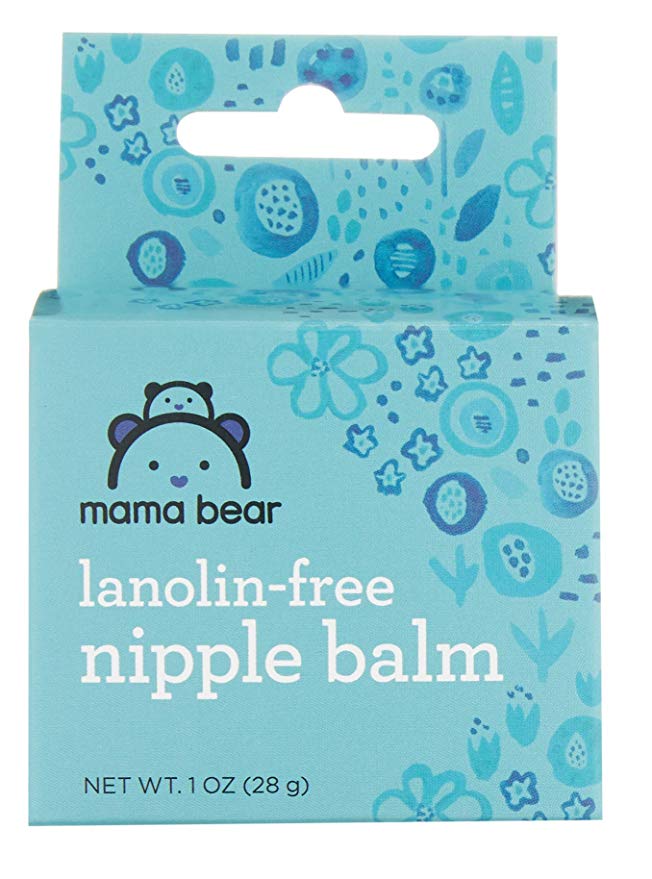 Amazon Brand - Mama Bear Nipple Balm, Lanolin-Free, 1 Oz