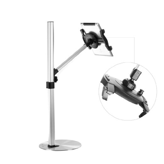 Loctek Mini Adjustable floor standing Tablet stand mount for 7-12 inch tablet iPad 1/iPad 2/iPad 3/iPad 4 - X2N