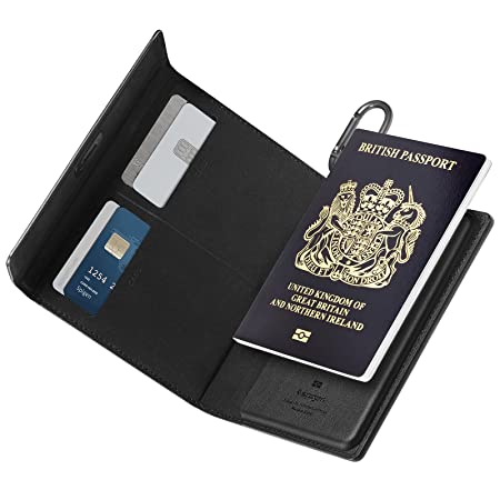 Spigen Passport Holder - Parent, Black