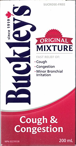 BUCKLEYS Original COUGH CONGESTION Syrup Large 200 ml Size