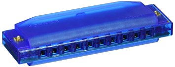 Clearly Colorful Translucent Harmonica, Blue
