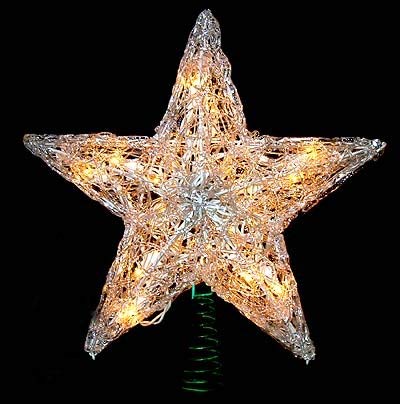 Kurt Adler 12-Inch 20/Light Star Treetop