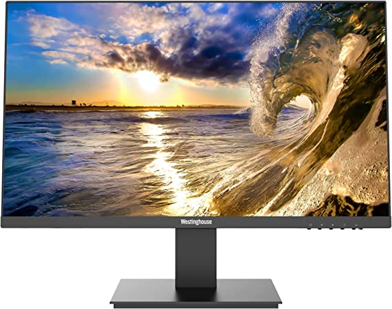 Westinghouse 22" Full HD 1080p LED VA Home Office Computer Monitor, 75Hz Flicker-Free PC Monitor, 22 Inch Monitor with VA Panels, Blue Light Filter, & Warm & Cool Mode Viewing, HDMI & VGA Compatible