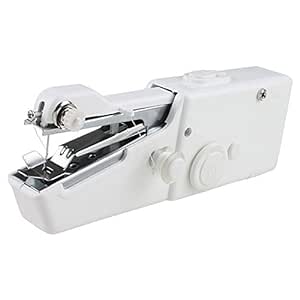 Drumstone (lIMITED 15 YEAR WARRANTY) Sewing Machine Handy Mini Portable Cordless Stitching Handheld Manual White Sewing Machine for Home Tailoring, Hand Machine (Multicolor)