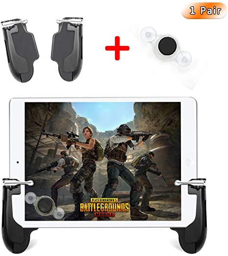 takyu Mobile Game Controller for Pad, Mobile Controller with Game Joystick, L1R1 Sensitive Aim and Shoot Gamepad Trigger for 4.5-12.9 inch Tablet & Android iOS Phone