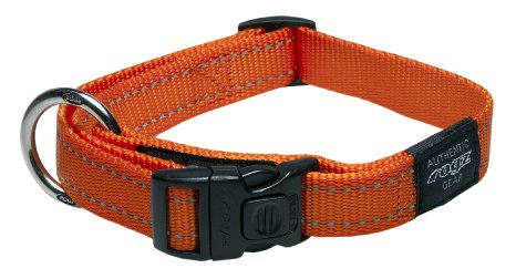 Rogz Utility Large 34-Inch Reflective Fanbelt Dog Collar