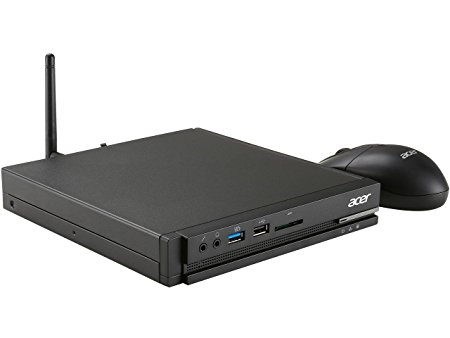 Acer Newest Flagship Premium Tiny Desktop PC, Intel Core i3-4170T, 8GB RAM, 256GB SSD, VGA, Bluetooth, WIFI, WLAN, Integrated video, Windows 8.1, USB Keyboard and USB Mouse (Black)