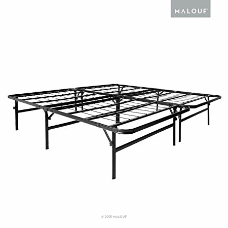 Structures HIGHRISE Foldable Bed Frame & Mattress Foundation - 18" Deluxe Height - Full XL Size