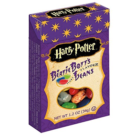 Harry Potter Bertie Botts Every Flavor Beans, 1.2oz boxes ~ 6 Pack