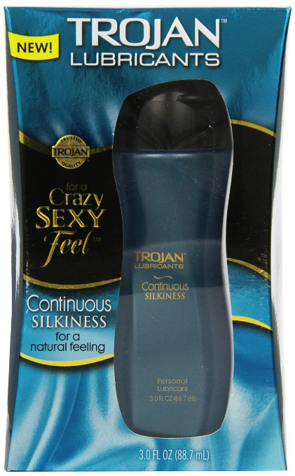 Trojan Continuous Silkiness Lubricant, 3 Ounce