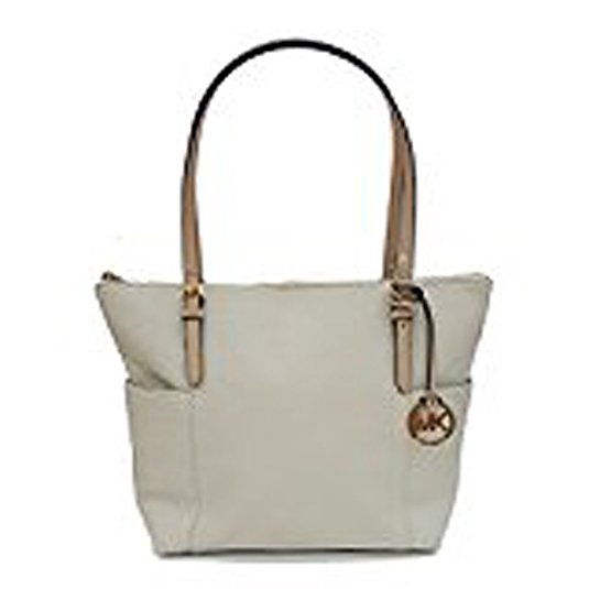 Michael Kors Jet Set East West Top Zip Leather Tote