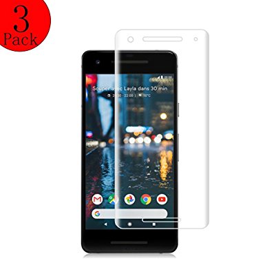 Auideas [3 Pack] Google pixel 2 XL Screen Protector [Non-Glass] [100% Full Coverage] [Anti-Bubble] [HD Ultra Clear] PET Film for Google pixel 2 XL