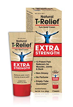 T-Relief Extra Strength Pain Relief Cream, 3 Ounce
