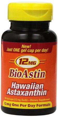 Nutrex Hawaii BioAstin Hawaiian Astaxanthin 12mg 50 Gelcaps Pack of 3