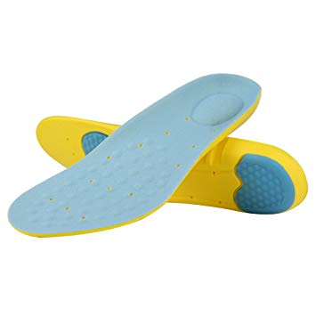 UYGHHK Shoe Insoles, Orthotic Insoles Gel Insoles, Memory Foam Insoles Providing Excellent Shock Absorption and Cushioning with Gel Pads, Best Insoles for Men and Women(US M: 6-8 Or W: 7.5-9.5)