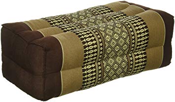 Meditation Cushion & Yoga Prop, 100% Kapok (Brown-Beige). by Kapok-Dreams.