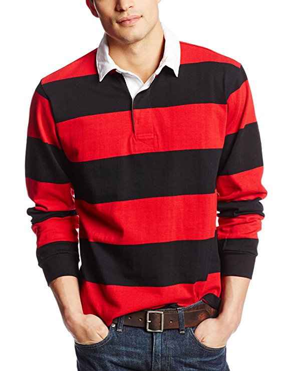 Charles River Apparel Men's Classic Rugby Shirt