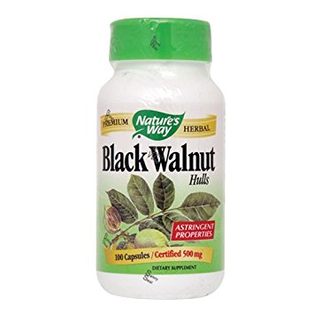 CAP. BLACK WALNUT 100CAP NATUR