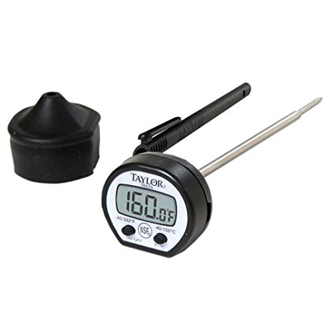 Taylor Precision 9840RB Instant Read Pocket Thermometer, NSF (-40° to 302°F Temperature Range)