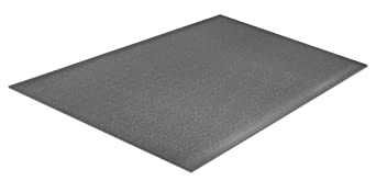Portico Systems 18030505T Comfort Step 3/8" Anti-Fatigue Mat with Pebble Emboss, Grey, 3' x 5'