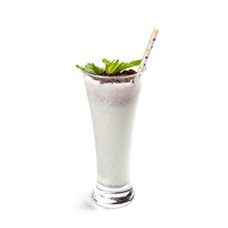 Biodegradable Paper Straws - Confetti Polka Dots - For Holidays, Birthdays, Weddings, Showers or Everyday - 7.75" - 100ct Box - Restaurantware